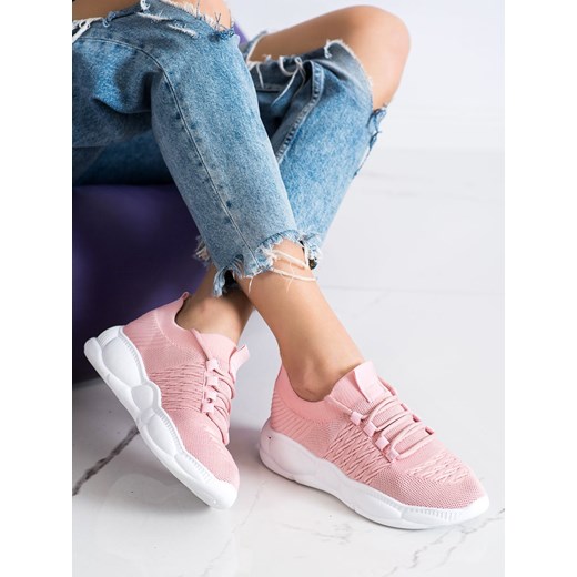 Buty sportowe damskie różowe CzasNaButy sneakersy 