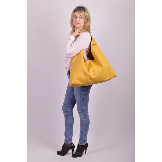 Shopper bag Designs Fashion na ramię skórzana 