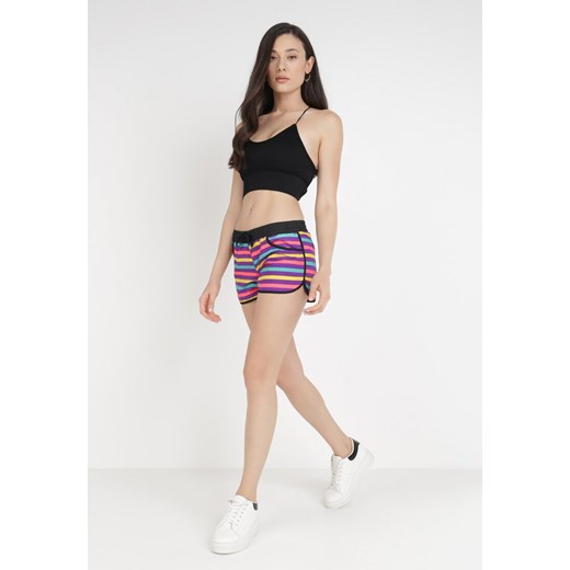Fioletowe Szorty Athilorise M Born2be Odzież