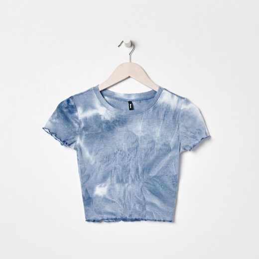 Sinsay - Koszulka tie-dye - Niebieski Sinsay XL Sinsay