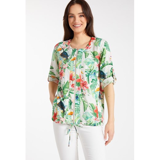 Bluza w tropikalny wzór Monnari 42 promocja E-Monnari