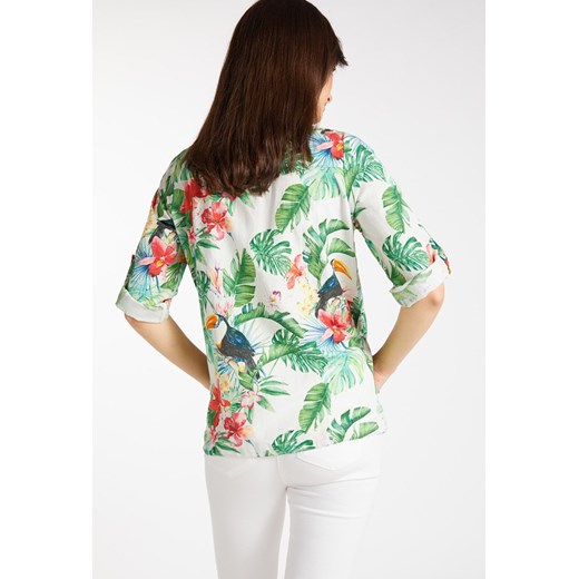 Bluza w tropikalny wzór Monnari 42 wyprzedaż E-Monnari