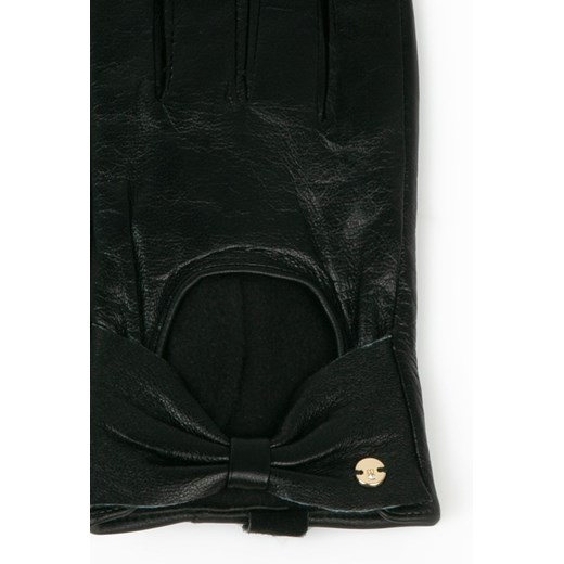 Skórzane rękawiczki z kokardą Monnari L/XL okazja E-Monnari