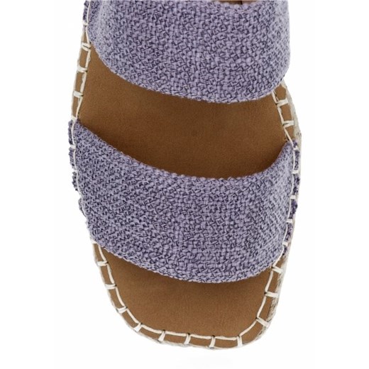Modne fioletowe sandały damskie espadryle firmy Bellucci (kolory) 39 PaniTorbalska