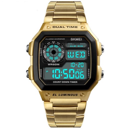 Zegarek cyfrowy Marco - Złoty IZMAEL.eu