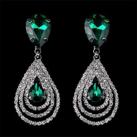 Kolczyki Christina - Zielone IZMAEL.eu
