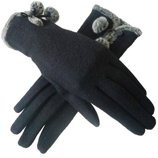 Rękawiczki Hannah - Czarny IZMAEL.eu