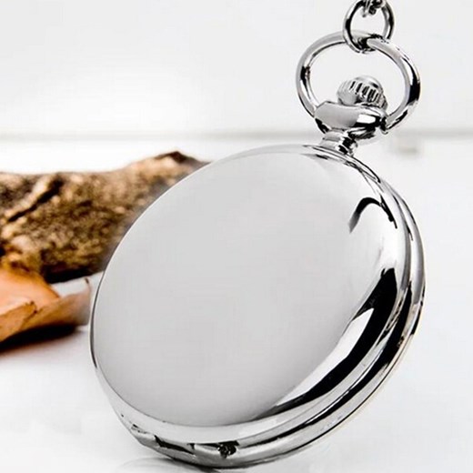 Zegarek kieszonkowy Gloss - Srebrny IZMAEL.eu