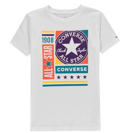 Converse Box T Shirt Juniors Converse 10-11 Y Factcool