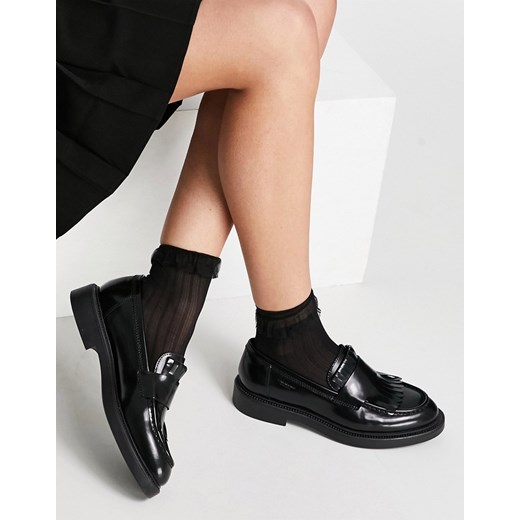 Vagabond – Alex – Czarne loafersy z frędzlami-Black Vagabond 40 Asos Poland