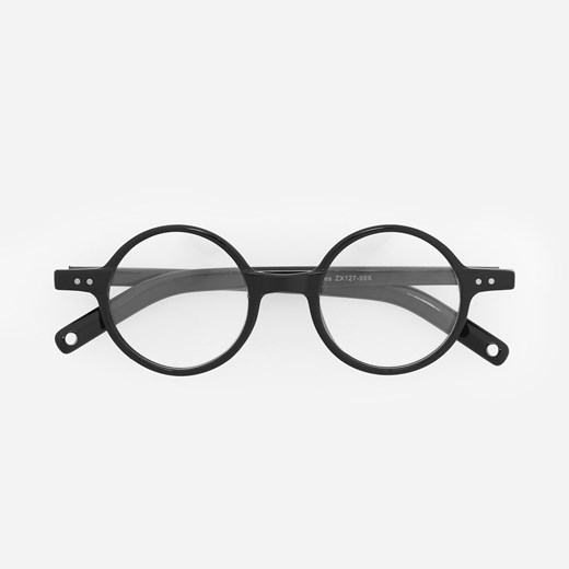 Reserved - Okrągłe okulary - Czarny Reserved ONE SIZE Reserved