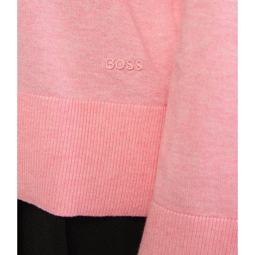 BOSS Sweter C_Fibinna | Relaxed fit | z dodatkiem jedwabiu S Gomez Fashion Store