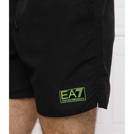 EA7 Szorty kąpielowe | Regular Fit 52 okazja Gomez Fashion Store