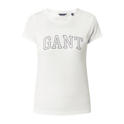 T-shirt z bawełny Gant M okazja Peek&Cloppenburg 