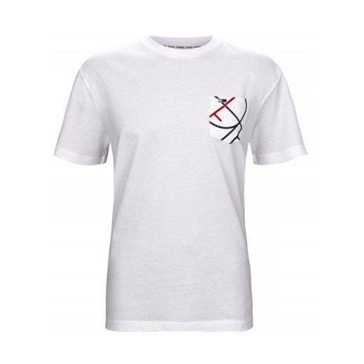 Tommy Hilfiger T-shirt Męski Regular Fit White ze sklepu dewear.pl w kategorii T-shirty męskie - zdjęcie 115064833