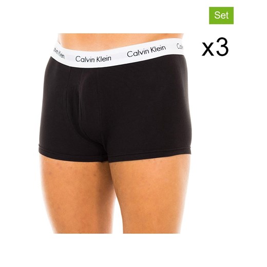 Bokserki (3 pary) w kolorze czarnym Calvin Klein M wyprzedaż Limango Polska