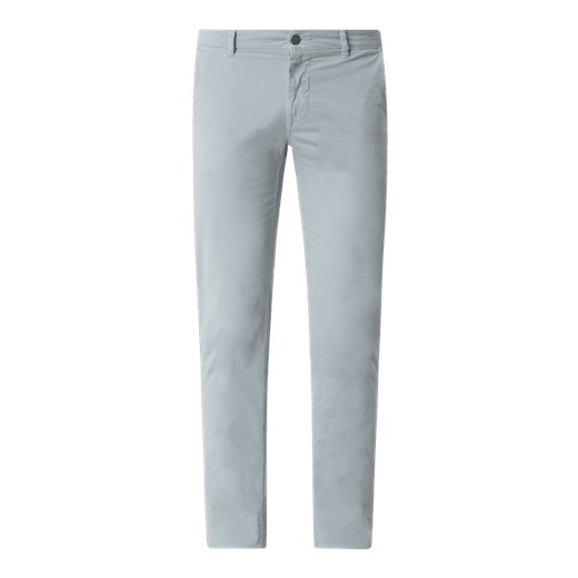 Chinosy o kroju slim fit z dodatkiem streczu model 'Schino’ 33/34 promocja Peek&Cloppenburg 