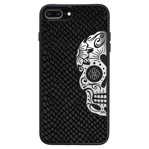 Etui na APPLE iPhone 7 PLUS - skóra iguana skull 2 Luxcase  wyprzedaż Lux Case