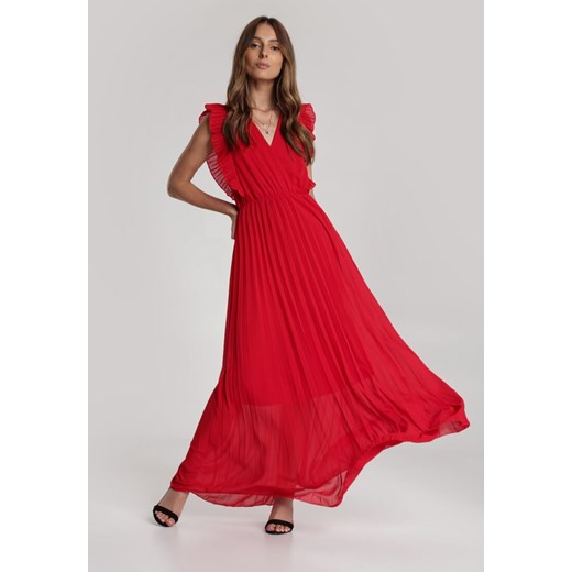 Czerwona Sukienka Aeleothusa Renee M/L okazyjna cena Renee odzież