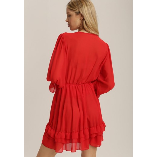 Czerwona Sukienka Brizsha Renee S/M wyprzedaż Renee odzież