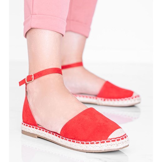 Czerwone sandały espadryle Chloe Star 38 gemre