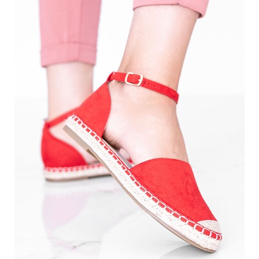 Czerwone sandały espadryle Chloe Star 36 gemre