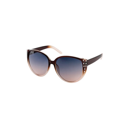 Okulary przeciwsłoneczne z ozdobnymi kryształami | bonprix 0 bonprix