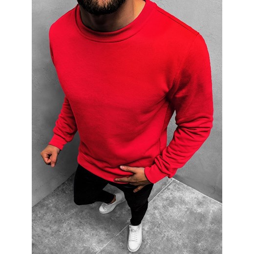 BLUZA MĘSKA CZERWONA OZONEE JS/2001-10Z L okazyjna cena ozonee.pl