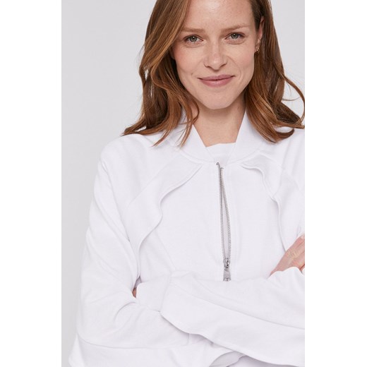 Bluza damska biała DKNY z dzianiny