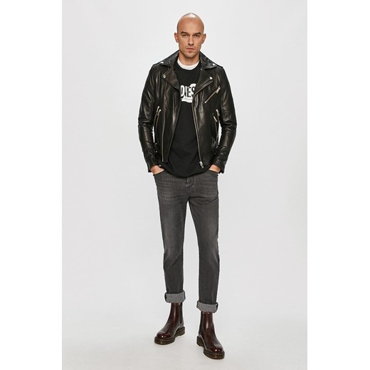 Diesel - Kurtka skórzana Diesel M ANSWEAR.com wyprzedaż