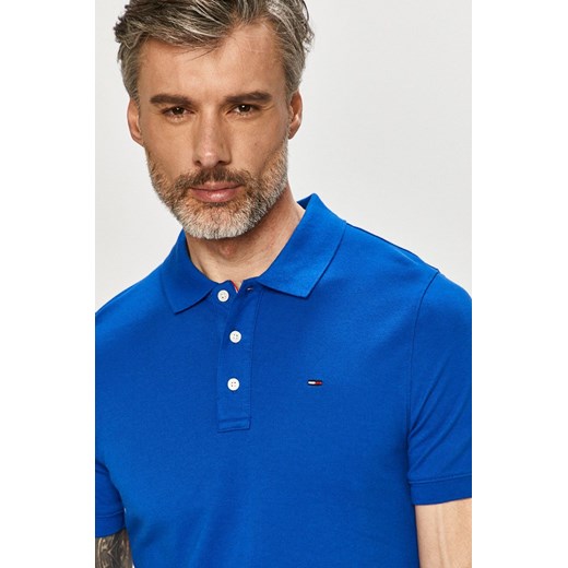 T-shirt męski niebieski Tommy Jeans casual 