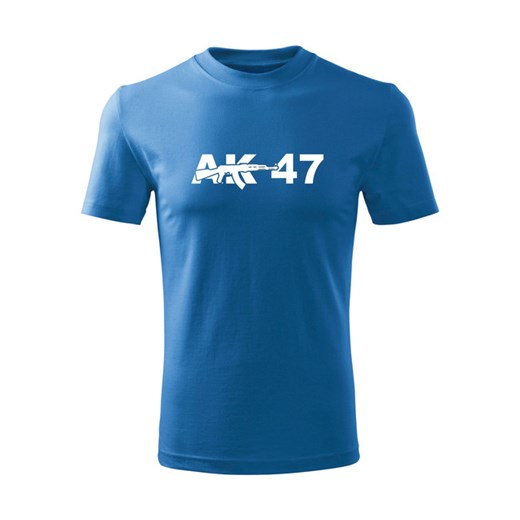 WARAGOD koszulka dziecięca AK47 krótki rękaw , niebieska - Rozmiar:4Lata/110cm Waragod 12Lat/158cm WARAGOD.pl