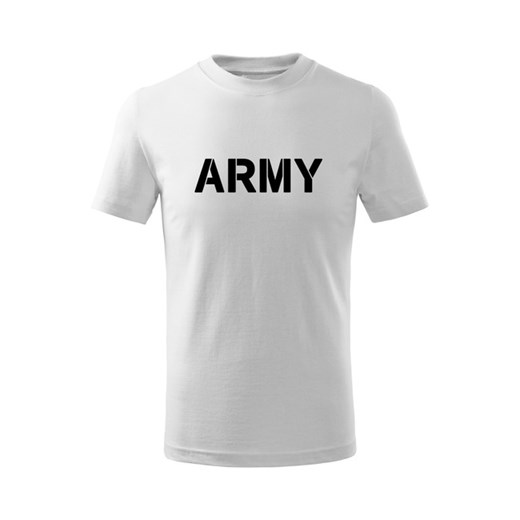 WARAGOD koszulka dziecięca Army krótki rękaw , biała - Rozmiar:4Lata/110cm Waragod 4Lata/110cm WARAGOD.pl