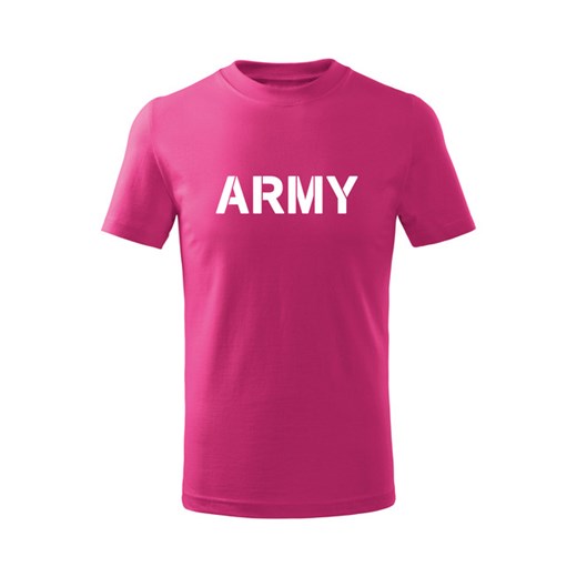 WARAGOD koszulka dziecięca Army krótki rękaw , różowa - Rozmiar:4Lata/110cm Waragod 4Lata/110cm WARAGOD.pl