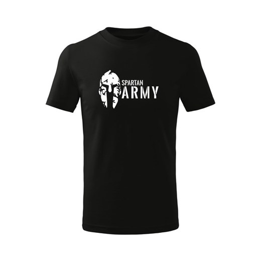 WARAGOD koszulka dziecięca Spartan army krótki rękaw , czarna - Rozmiar:4Lata/110cm Waragod 8Lat/134cm WARAGOD.pl
