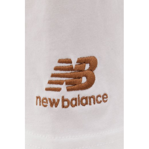 Bluzka damska New Balance z okrągłym dekoltem z krótkimi rękawami 