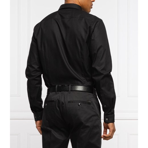 Hugo Boss koszula męska czarna z długimi rękawami 
