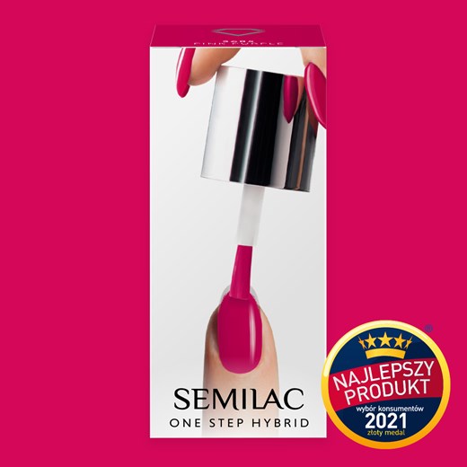 S685 Semilac One Step Hybrid Pink Purple 5ml Semilac 7 ml SEMILAC