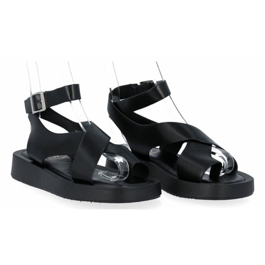 Czarne sandały damskie na platformie firmy Givana (kolory) Givana 36 PaniTorbalska