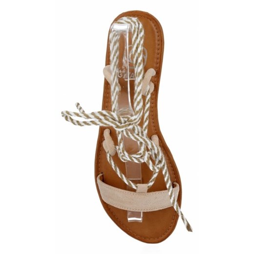 Uniwersalne sandały damskie firmy Givana Beżowe (kolory) Givana 39 PaniTorbalska