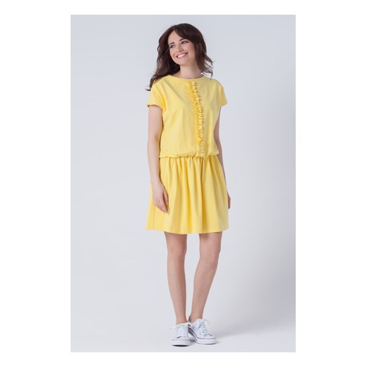 Sukienka Bawełniana Mony Żółty Butik Choice S/M butik-choice