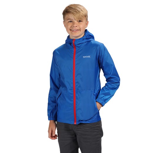 Dziecięca Kurtka Wodoodporna REGATTA Pack It Jacket III Niebieski - 104 cm Regatta 128 cm promocyjna cena Aktywnyturysta.pl