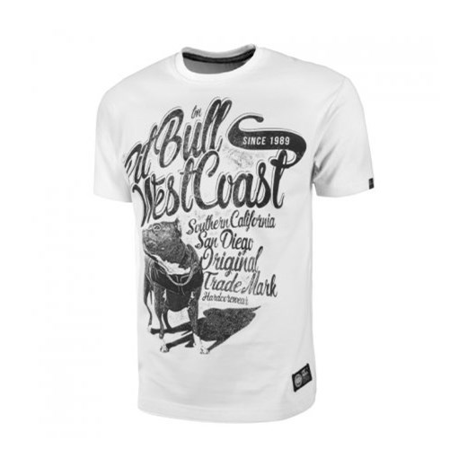 Koszulka Pit Bull Doggy '20 - Biała Pit Bull West Coast M ZBROJOWNIA