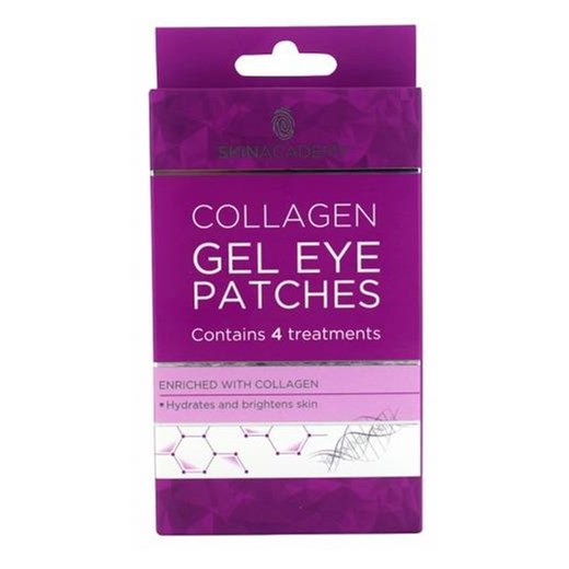 SkinAcademy Gel Eye Patchs Collagen Płatki żelowe pod oczy z kolagenem 4pary Skinacademy uniwersalny eKobieca.pl