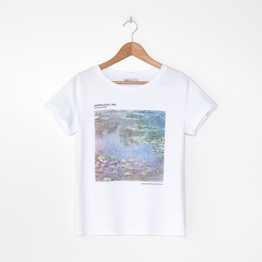 House - Koszulka z obrazem Claude Monet - Biały House XS promocyjna cena House
