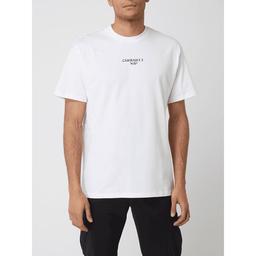 T-shirt z bawełny ekologicznej model ‘Panic’ L Peek&Cloppenburg 