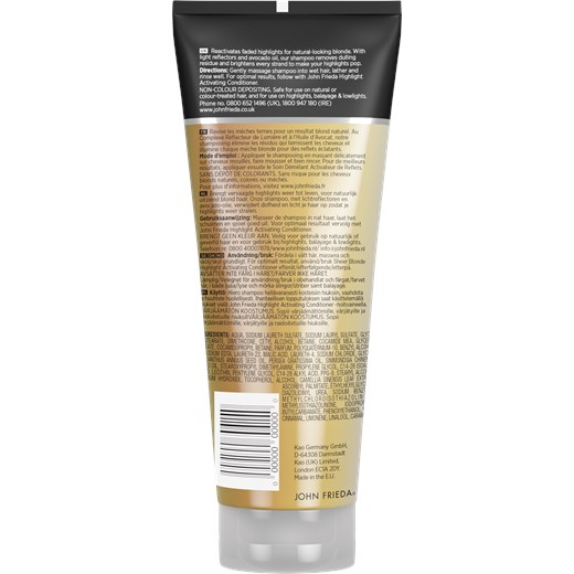 John Frieda Sheer Blonde Szampon rozjaśniający 250 ml John Frieda Oceanic_SA