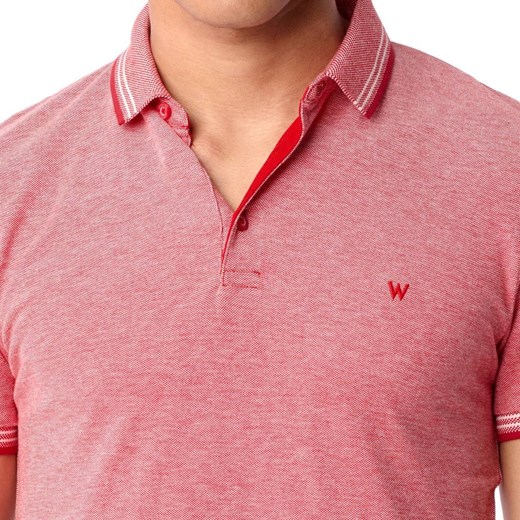 T-shirt męski Wrangler czerwony 