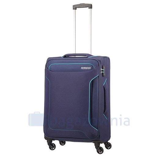 Średnia walizka SAMSONITE AT HOLIDAY HEAT 106795 Granatowa Bagażownia.pl
