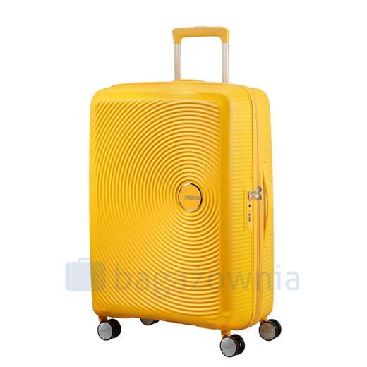 Średnia walizka SAMSONITE AT SOUNDBOX 88473 Żółta Bagażownia.pl